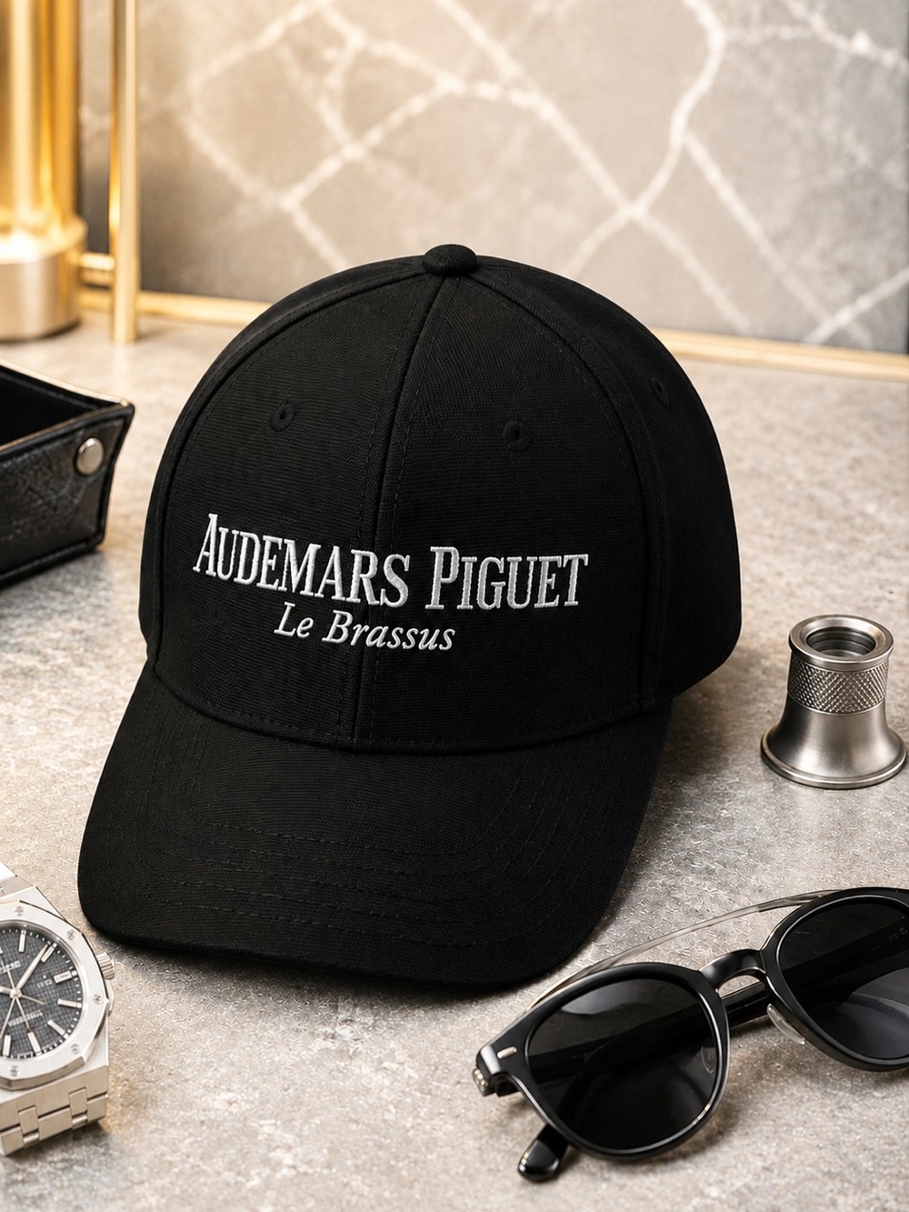 Audemars Piguet Le Brassus Black AP Baseball Cap Rare Retired Edition